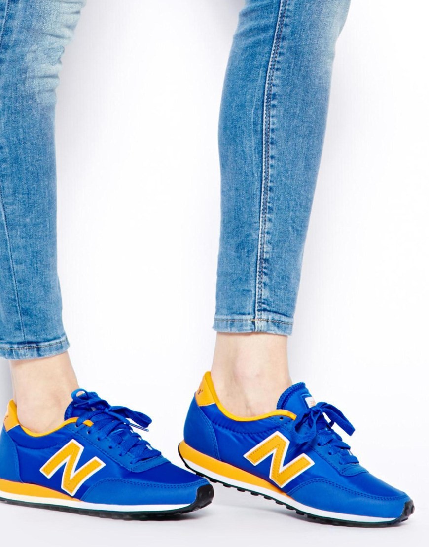 new balance u410 bleu marine jaune